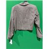 Image 3 : Women's Calvin Klein Tweed Jacket, Size 10, Brown/Beige Checkered Pattern