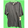 Image 2 : Black Crew Neck T-Shirt With Pocket Security Tag Removed