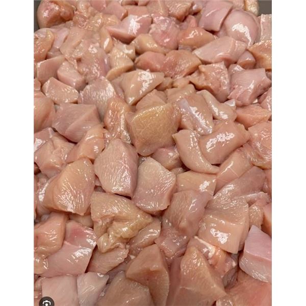 Case of Boneless Skinless Chicken Breast Chunks, Approx 8lb