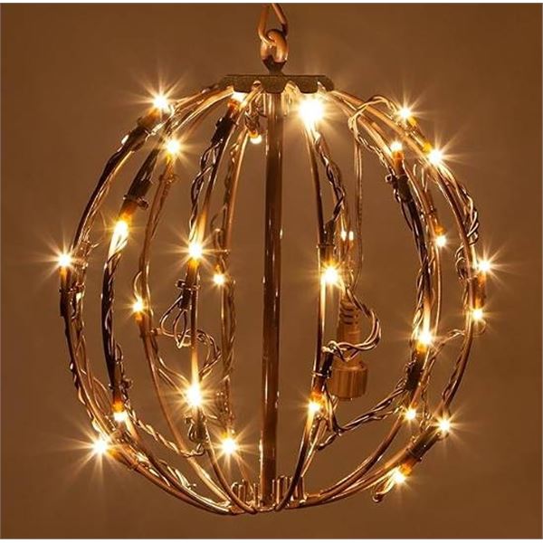 16-Inch Outdoor LED Light Ball with Timer