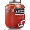 Image 1 : 2 Gallon Glass Drink Dispenser