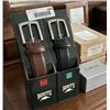 Image 1 : Two Roots Leather Belts, M/M and XL/TG