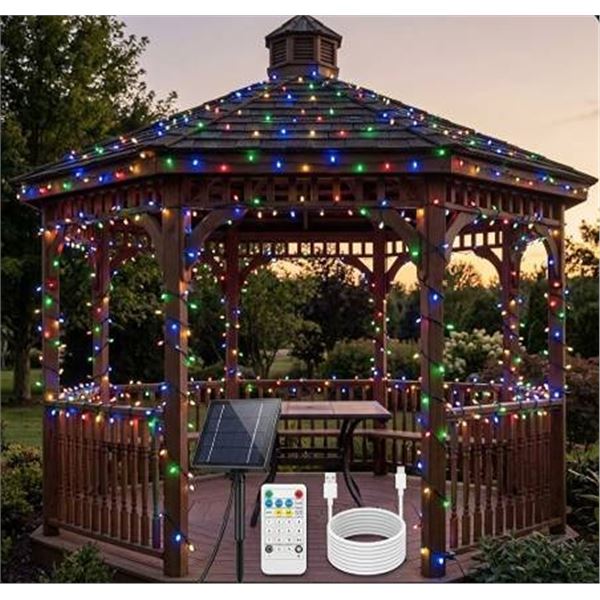 LOT OF 3 Solar LED String Light Sets