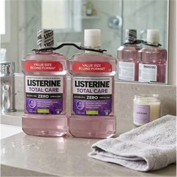 Listerine Total Care Zero Mouthwash, 2 Pack