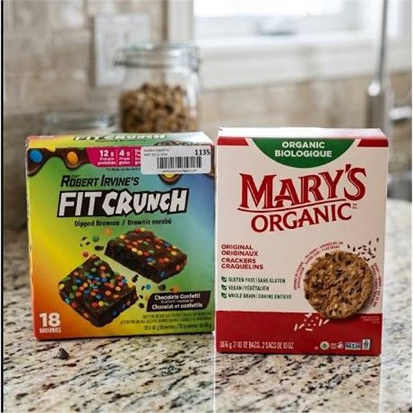 FITCRUNCH Brownies and Mary's Organic