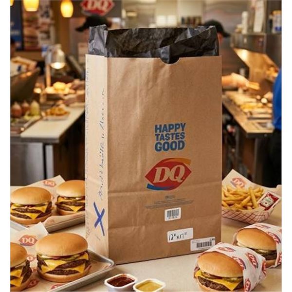 Dairy Queen Paper Bags 12" x 17" Lot