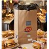 Image 1 : Dairy Queen Paper Bags 12" x 17" Lot