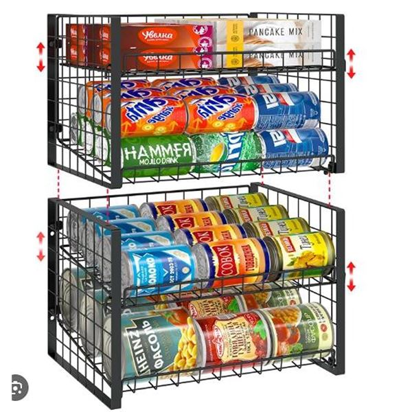 2 Stackable Can Organizers