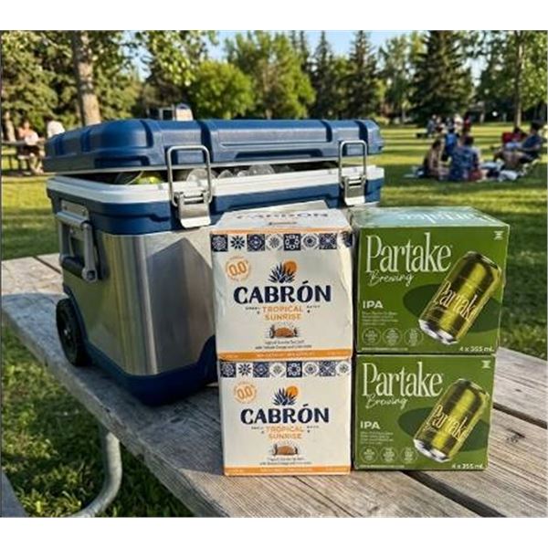 Partake IPA and Cabron Tropical Sunrise Set