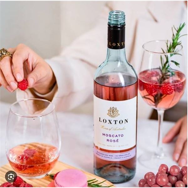 6 Loxton Moscato Rosé 750ml Bottles