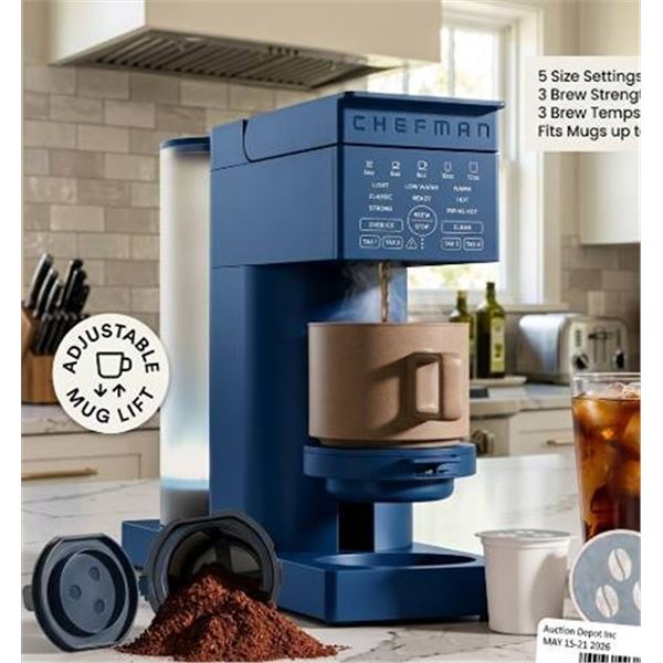 Chefman Coffee Maker 1.4L K-Cup Compatible