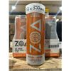Image 2 : 12 Pack ZOA Wild Orange Energy Drink 355ml