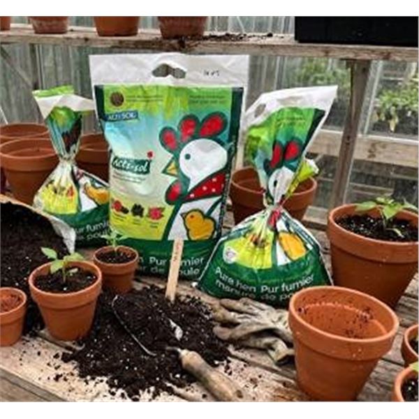 Acti-Sol Pure Hen Manure Fertilizer, 3 Bags