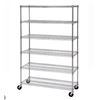 Image 1 : Seville Classics 6-Shelf Steel Rack