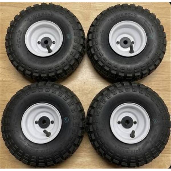 Four Small Pneumatic Tires