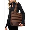 Image 1 : Lole Brown Quilted Tote Bag