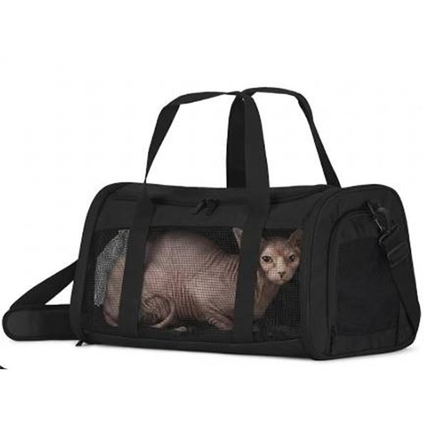 Bugatti Duffle Pet Carrier Black