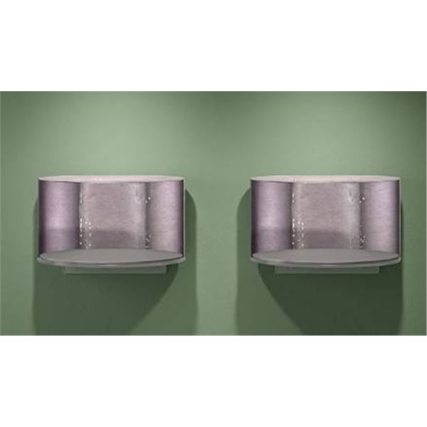 LED Wall Sconces, Chrome/Acrylic