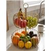 Image 1 : Over & Back 2-Tier Basket, 13" x 18"