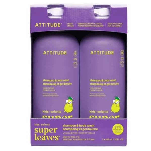 Attitude Super Leaves Kids Shampoo & Body