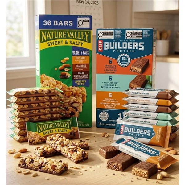 Lot of  -  Nature Valley and Clif Protein Bar