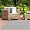 Image 1 : MULY HOME Gray Patio Rug, 183x244 cm