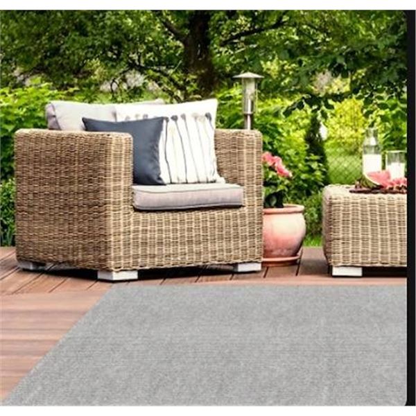 183x244 cm Single Rib Patio Rug