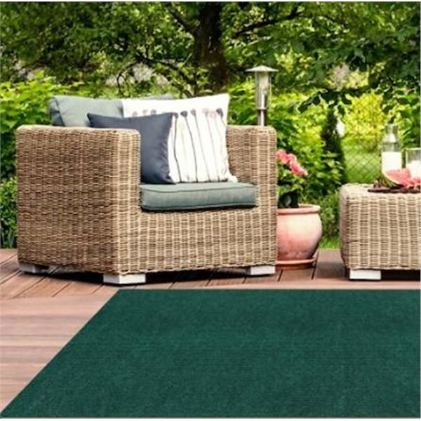 Green Outdoor Patio Rug 183x244 cm