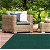 Image 1 : Green Outdoor Patio Rug 183x244 cm
