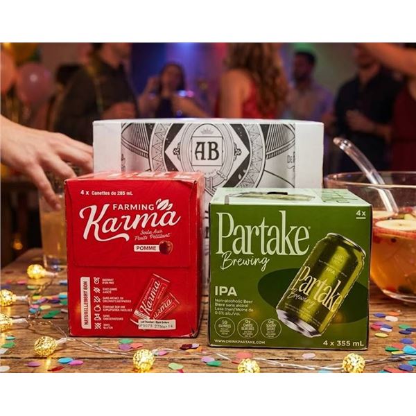 Lot of 3 Assorted Non-Alcoholic Beverage Packs