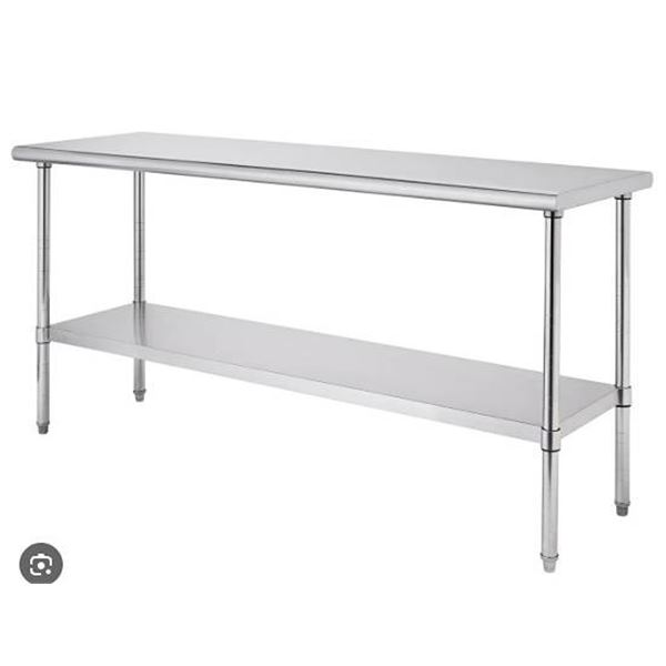 Trinity 72" Stainless Steel Table