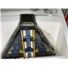 Image 2 : Stained Glass Tiffany Pyramid Style Table Lamp