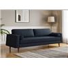 Image 1 : Navy Blue Fabric Sofa, Boxed