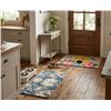 Image 1 : Lot of 2 Hooked Accent Rugs 22x38 in