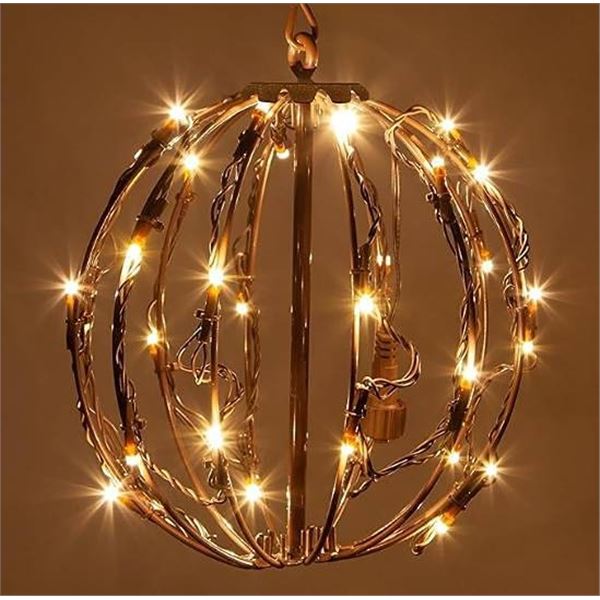 16-Inch Outdoor LED Light Ball with Timer
