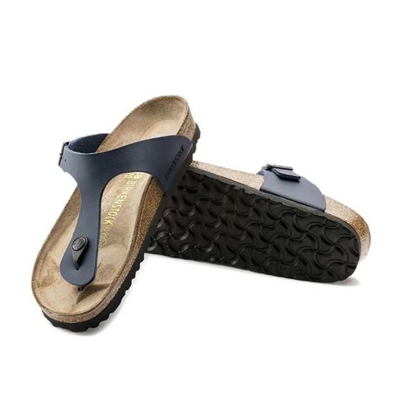 Birkenstock Gizeh Birko-Flor Blue Sandals (US Women's 11 and Men's 9)