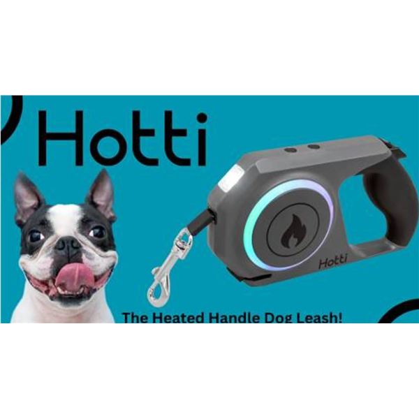 Hotti Heated Handle Dog Leash with Case