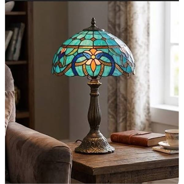 Stained Glass Tiffany-Style Lamp **May Vary Slightly From Stock**