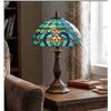 Image 1 : Stained Glass Tiffany-Style Lamp **May Vary Slightly From Stock**