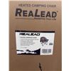 Image 3 : ReaLead Heated Camping Chair, Grey