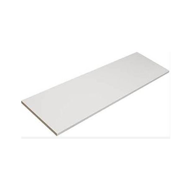 Lot of 10 Rubbermaid White Multipurpose Shelves 12x48 In