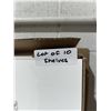Image 3 : Lot of 10 Rubbermaid White Multipurpose Shelves 12x48 In