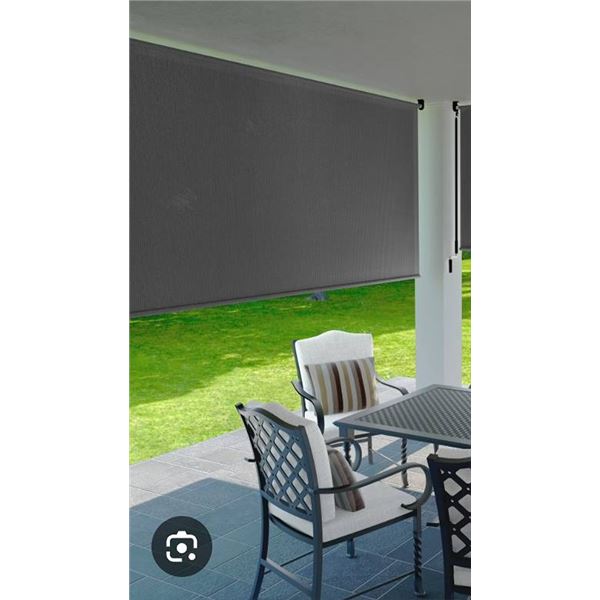 Coolaroo Outdoor Roller Shades 96x96 in,