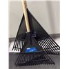 Image 3 : Two Valu Leaf Rake Tools with Wooden Handles