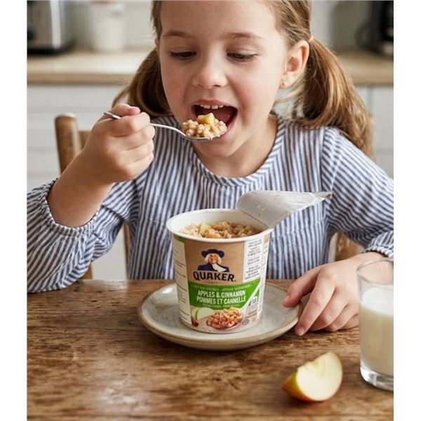 Quaker Apples & Cinnamon Oatmeal Cups (12x43g