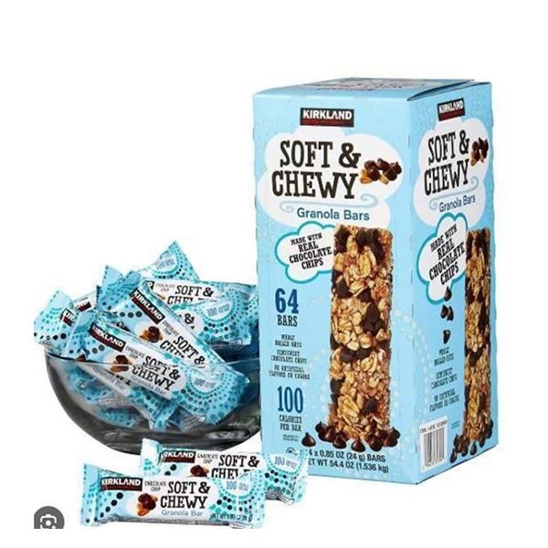 Kirkland Soft & Chewy Granola Bars 64ct