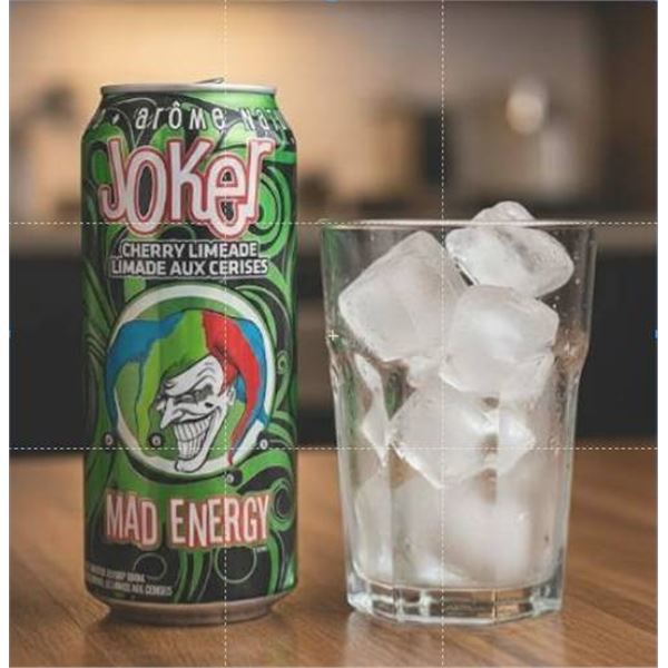 Joker Cherry Limeade Energy Drink, 12 x 473mL