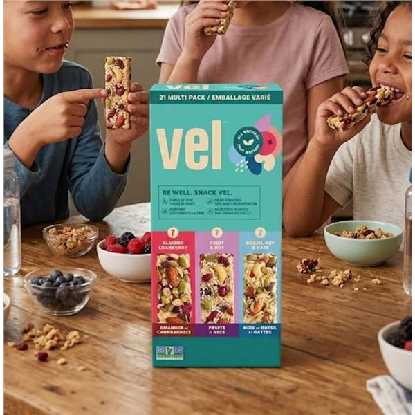 Lot of 2 - Vel Snack Bars 21 Multi Pack
