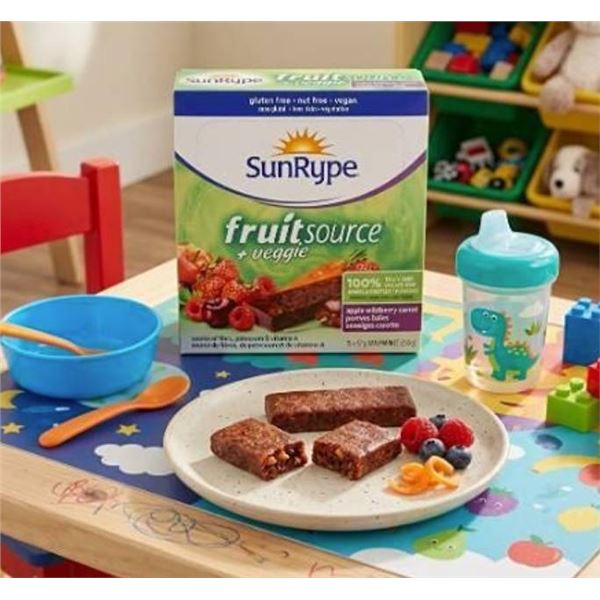 SunRype FruitSource + Veggie Bars 15-Pack