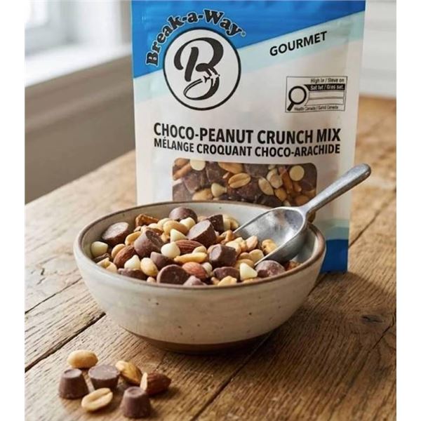 Breka-A-Way Choco-Peanut Crunch Mix, 12 x 110